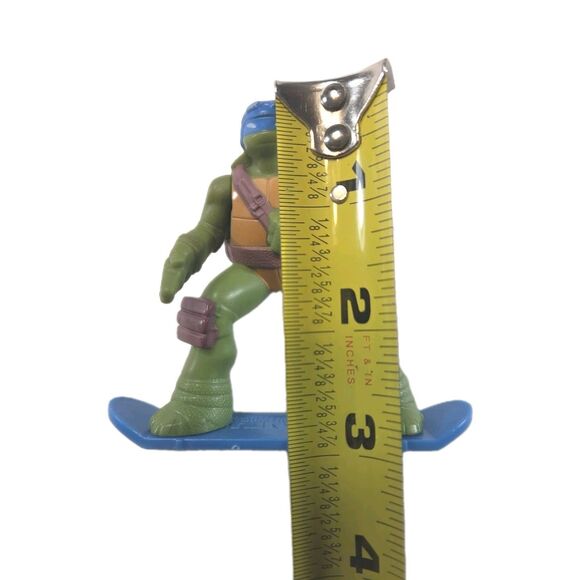 McDonald's 2013 TMNT Leonardo Fingerboard Tech Deck Snowboard Toy Figure Skate - Picture 4 of 6